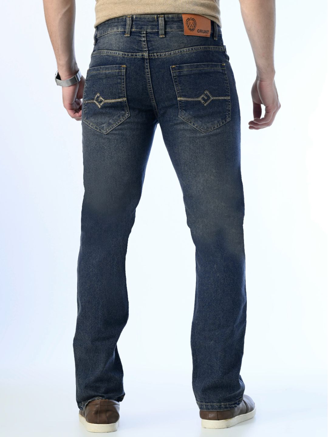 Dark Indigo Tinted Regular Fit Jeans