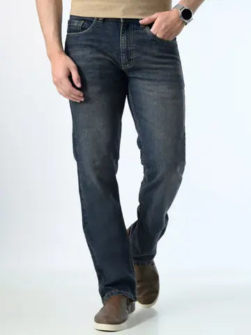Dark Indigo Tinted Regular Fit Jeans